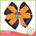Fashion design hairgrips or halloween ribbon clip with dot